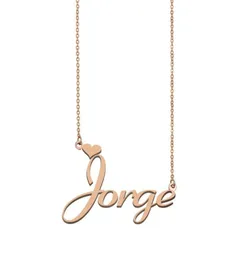 Jorge Name Necklace Custom Name Necklace for Women Girls Friends Birthday Wedding Christmas Mother Days Gift7420913