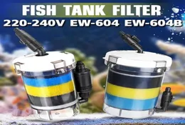 220V240V 800LH 14W Fischtankfilter Ultraquiet externe Rium -Bucket -Schwamm Wasserreinigung EW604B Y2009178580200