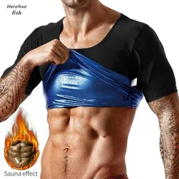 Shaper pancia maschile set di sauna camicie maglioni sagari sagrewear giubbotti dimagranti sauna set hot pressatura top fitness esercizio fisico in vita q240430