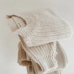 Sweater per bambini per ragazzi inverno inverno inverno maglione maglione maglione casual cavi robusti a cavo baby top 240423
