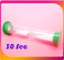 كامل 50PCSLOT الموقت الرملي الأبيض 30SECOND HOTCLASS SANDGLASS SAND TIMER رائع للمطبخ 8950765