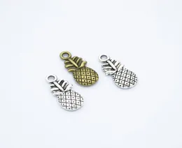 200pcspack Pineapple Charms DIY Jewelry Making Pendant Fit Bracelets Necklaces Earrings Handmade Crafts Silver Bronze Charm3972713