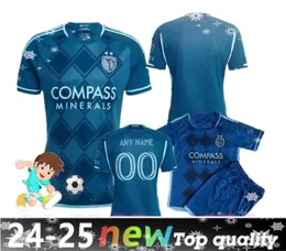 MLS 2024 25 Sporting Kansas City soccer jerseys Player Version 2024 2025 football shirts home adult maillot de futol custom PULIDO BUSIO RUSSELL ZUSI6