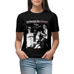 Kvinnors polos lovejoy band t-shirt plus size topps animal tryck skjorta för flickor kort ärm tee