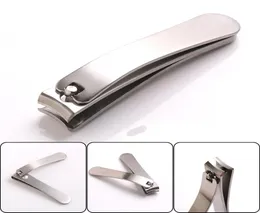 Stor rostfritt stål Stål spikklippare Cutter Professional Manicure Trimmer High Quality Toe Nail Clipper med Clip Catcher1703512
