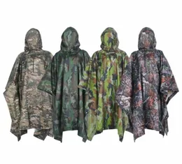 Vilead Polyester غير قابلة للانتشار في الهواء الطلق معطف المطر مقاوم للماء الرجال معطف المطر المعطف المعطف بونشو.