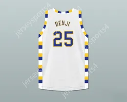 Anpassade Nay Mens Youth/Kids Ben 'Benji' Wilson 25 Simeon Career Academy Wolverines White Basketball Jersey Top Stitched S-6XL