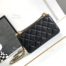 15A Mirror Mass Calfskin Flap Bag Mini Mini Lady Counter Bag Bag Bag Bag مع صندوق LC426