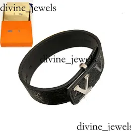 Louiseviution Halskette Luxusdesigner Halskette Herren -Lederarmband Schwarz mit Originalbrandbox Männer Geburtstagsgeschenke Bangel Designer Handschmuck 8621