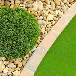 Dekorativa blommor Diy Lawn Turf Paper Fake Grass Mat Building Train Sand Table Model Material