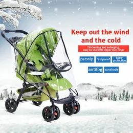 Stroller Parts Rain Cover Baby Carriage Windproof Universal Canopy And Droplet Protective Raincoat