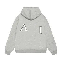 Tasarımcı Lüks Chaopai Klasik Moda Çok Yönlü Üst Düzey Pamuk Pamuk Kazak Hoodie Sweater Niche Gevşek Fit Orta Uzunluk Hem Erkekler ve Kadınlar İçin Uygun