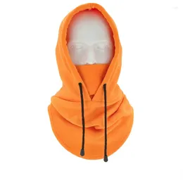 Cycling Caps Cap Ski Winter Windproof Sports Bib Cold Packed Hood Mask Plush Warm Hat Bike