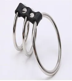 Sexo Couro de couro inoxidável atraso de anel de anel de anel de anel de ring ring artigos adultos ferramentas de apelo sexual4334760
