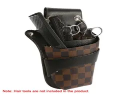 PU Leather Hair Scissor Holster Hairdressing Bag Pouch Holder for Hair Stylist Rivet Clips Waist Shoulder Belt Included 2011263046112