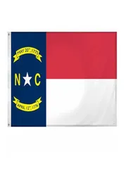 US America North Carolina State Flags 3039x5039ft 100d Polyester Outdoor S Hochqualität mit zwei Messingstapfen1411074