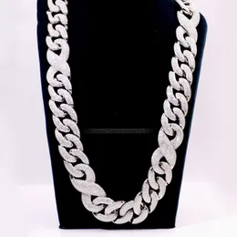 Yadis Custom Hiphop Jewelry 14K Gold Necklace Miami Iced Out Moissanite Cuban Link Chain