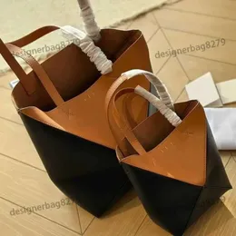 Designer Woman Bag Genuine Leather Shoulder Bucket Bags Puzl-fold-tote Clutch Totes CrossBody Geometry Square Patchwork Purses Low-e-bag