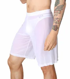 Underpants Boxer Shorts Männer Unterwäsche sexy Mesh Schlafboot