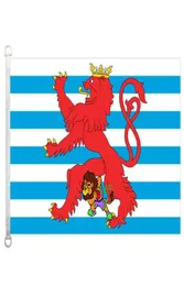 Civil Ensign of Luxemburg Flags90150cm 100 Polyester BannerDigital Printing7808325