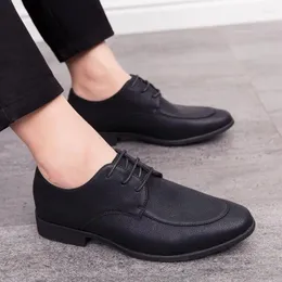 Vestido sapatos mocassins negócios estilo britânico estilo preguiçoso mano masculino de couro casual