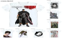 BERSERK KENTARO MIURA TシャツプロトタイプガッツブラックソードマンアニメカスタムカジュアルコスプレTSHIRTプリント半袖TSHIRT7096062