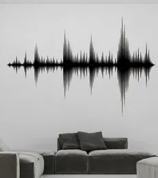 Wall Stickers o Wave Decals Sound Removable Recording Studio Music Producer Room Decoration Bedroom Wallpaper DW67478686014