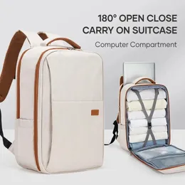 Backpack de laptop para mulheres para mulheres Airline de grandes viagens aprovadas com bagagem de bagagem resistente à água Bolsa de trabalho Men