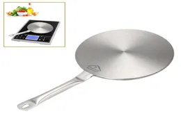 Silverinduktion spisskonverterare storlek 8quot 9quot disk rostfritt stål pte cookware 62933467110850