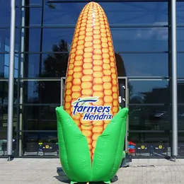 8mh (26 piedi) con soffiatore di mais gonfiabile su misura per la pubblicità, modello di mais gigante con stampa logo