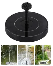 Garden Water Pump Pump Power Basel Zestaw Pływający Mini Solar Fontanna Pond Dekoracja domu Outdoor Ptak Waterfall9368711