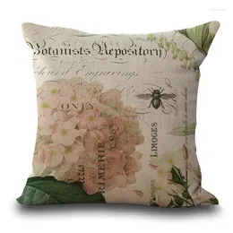 Pillow Chrysanthemum Flower Plum Blossom Lavender Home Sofa Chair Floral Decorative Pillowcases