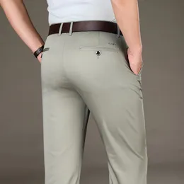 Abito da lavoro di lusso di alta qualità pantaloni da uomo maschio pantalone formale elegante maschio elegante long long tessuto.