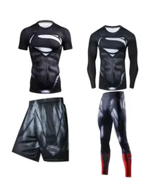 Men Sports Suits Rashguard Jiu Jitsu Jerseys Tights Pants Running T Shirt BJJ Boxing Sets Gym Training Muay Thai MMA Fightwear 2202494518