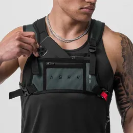 Midjepåsar Fashion Tactical Packs Movement Chest Rig Hip Hop Vest Streetwear Unisex Function Bag Casual Gym