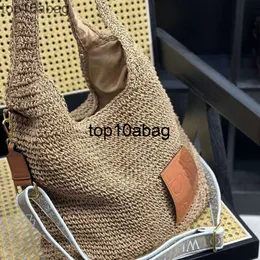 loeweee loewew bag 디자이너 새로운 잔디 짠 가방 브랜드 핸드백 여성 대용량 엄마 다기능 크로스 바디 핸드백