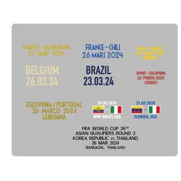 2024 National Team Match Details Spain England France Italy Korea South Game Date Details Soccer Patch Badge