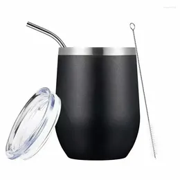 Mugs Yerba Mate Gourd Set Double-Wall Stainless Steel Tea Cup And Bombilla Includes (Cup) With One