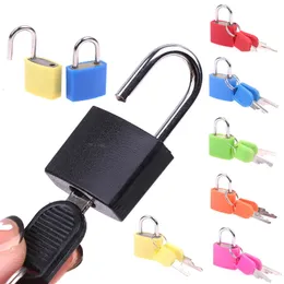 1 مجموعة قفل مع Keys7 لون صغير صغير القفل Strong Steel Travel Diarcase Diarer Dravage Locks Decoration 240429