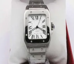 watchsell buoni nuovi uomini due tono 100 xl in acciaio inossidabile orologio automatico orologio meccanico argento custodia men039s sfoggia originale CLA5191570