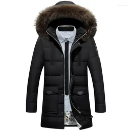 Giacche da uomo Long Parkas Inverno uomini incappucciati Plus size giù per la spessa capiscia militare calda oversize vestiti per ragazzo maschio over soprabito