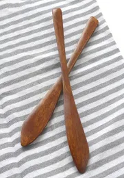Wood Cutlery Wooden Butter Knife Eco Friendly Butter Spatula Cheese Smear Jam Cake Knife Bakeware Pastry Cream Cheese Knife BH32403268243