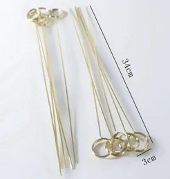 Florist Long Stick Clip Card Holders Flower Gift Wrapping Packaging for Bouquet Wedding Decoration7411238