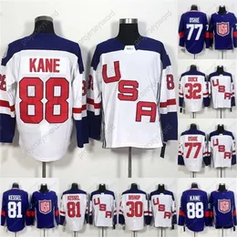 World Cup of Hockey Team USA Blank Jerseys Pavelski, Parise