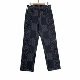 Летние печатные джинсы высококачественные джинсы религиозные брюки фиолетовые джинсы бренды хип -хоп рэп -стрит брюки коленные узкие растягиваемые джинсы