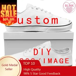 Casual Shoes Custom Couple Image Text Name Pinted For Unisex High Top Canvas Women Free Drop Ladies Sneakers DIY