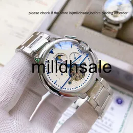 Reloj Relojmujer Relgio Bewegung Luminöser mecanical Handwinding Watch New Modetend Mechanical Designer Männer BIAS Blue Light Tourbillon Ballon Belt Multifu