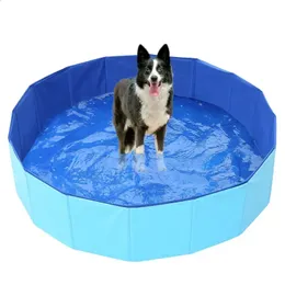 Pet Pool Dog Swimming Pool Cat Sandbox Bath Basin Foldable Pool Pickle Pool Selling 240419