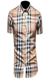 20SS 2020 새로운 디자이너 T 셔츠 남성 셔츠 남자 디자이너 옷 2020 Mens Polo Shir Chemise 격자 무늬 셔츠 5809822