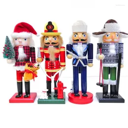 Dekorative Figuren Nussknacker Puppensoldaten Einrichten von Artikeln kreativer Raum Desktop kleine Ornament Home Sitting Ark Weihnachten